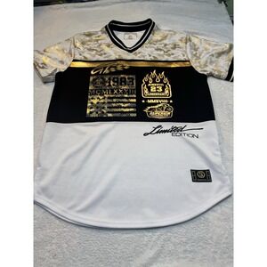 Switch Remarkable Racing Men's Shirt Size XL White/Gold Limited Edition